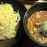 「味噌つけめん(中盛り)」@つけ麺屋 やすべえ 渋谷店の写真