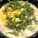 「野菜藤平 + ネギトッピング」@らー麺 藤平 幡ヶ谷店の写真