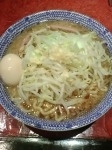 「ラーメン+味玉+にんにく」@麺香房 暖々の写真