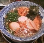 「支那そば　$7.00-　+味玉$1.00-」@くじら軒 横浜本店の写真