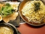 「つけ麺+チャーシューおにぎり」@よいち つけ麺研究所 東本町店の写真