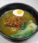 「黒坦坦麺+半チャーハン」@中国料理 南中の写真