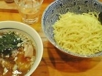 「味玉つけ麺(塩)大盛+五穀米らいす」@藍嶌の写真