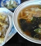 「ラーメン・チャーハンセット」@中華料理 栄雅楼の写真