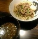 「牛かぶりつけ麺+味玉」@麺屋武蔵 虎洞の写真