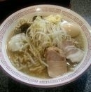 「ラーメン（ニンニク増し）+味玉」@どっと屋の写真