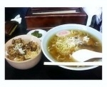 「ラーメンセット」@手打ラーメン 蔵八の写真