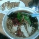 「上上ラーメン（超コラーゲン）+餃子」@海新山の写真