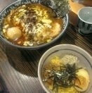 「カレーラーメン+雑炊セット+味付玉子+とろけるチーズ」@オリオン食堂の写真