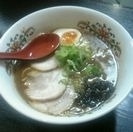 「煮干しとんこつラーメン（正油味・太麺）」@とんこつらぁめん オードリーの写真