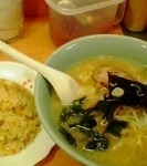 「Cセット(半チャーハン・らーめん)600円」@東京ラーメン大番 江古田北口店の写真