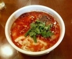 「辛いスープのマーラー刀削麺」@中国西安料理と刀削麺・火鍋 XI'AN 有楽町店の写真