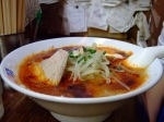 「辛子ぶっかけラーメン」@元祖まぐろラーメン 本店の写真