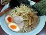 「ネギらーめん+味玉」@ガッツラーメン 久米川店の写真