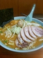 「味噌豚骨チャーシューメン 中盛+味玉 普通・やわ目・普通」@横浜ラーメン 湘家 前橋店の写真