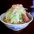 「小ラーメン、麺硬め(全マシ)」@ラーメン二郎 めじろ台法政大学前店の写真