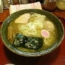 「しお中華（細麺）+あじたま」@湘南大勝軒の写真