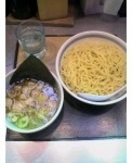 「つけ麺　大盛　味濃い目」@天空の写真