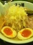 「モヤシ味玉ラーメン」@らーめん 天の道の写真
