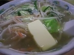 「野菜ラーメン　バタートッピング」@来来軒の写真