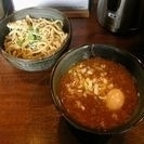 「強麺つけ+味付け卵」@つけめんTETSU 千駄木本店の写真