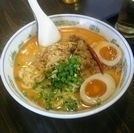 「坦々麺+半熟味付卵」@龍の髯の写真