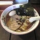 「支那そば（太麺）+味付玉子」@支那そば屋 蘭丸の写真
