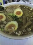 「醤油らーめん（細麺・中盛り）+味玉」@龍神の写真
