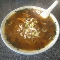 「カレーソバ」@手打ちらーめん 伸来軒の写真