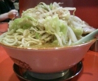 「大ラーメン ヤサイマシマシニンニク」@ラーメン二郎 仙川店の写真