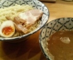 「つけ麺中盛（あつ）￥750+味玉（クーポン）」@天神屋 お茶の水店の写真