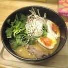 「味噌バターらーめん＋味玉子(冬季限定)」@旬麺しろ八の写真