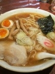 「ラーメン（味玉）」@三ツ矢堂製麺 中目黒本店の写真