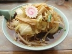 「野菜ラーメン大盛」@みどりや食堂の写真