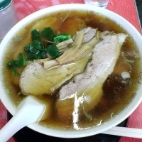 「チャーシューメン（700円）+大盛り（60円）-サービス（10円」@風来軒の写真