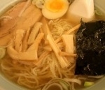 「しょっつるラーメン」@辰巳らーめんの写真