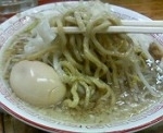 「ラーメン（野菜増し）+味玉」@ラーメン大 堀切店の写真