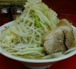 「大ラーメン（ヤサイダブル、ニンニクダブル）」@ラーメン二郎 桜台駅前店の写真