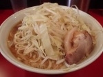 「ラーメン+麺200g贈量+野菜ニンニク」@豚骨ラーメン 禅の写真