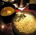 「つけそば（味玉）+カレーだれ」@つけそば屋 北かまの写真