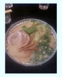 「とんこつ塩ラーメン（中盛り）￥680」@麺屋 いっこくの写真