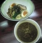 「カレーつけめん（しょうゆ）+半熟味玉+太麺」@らーめん 兼吉の写真