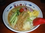 「冷やしからみそラーメン / 950円」@龍上海 新横浜ラーメン博物館店の写真