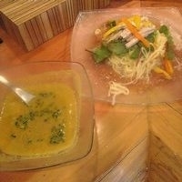 「サラダカレーつけ麺・一口ライス付き（夏季限定）」@一本槍 大森店の写真