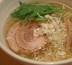 「しおらーめん（細麺）」@めん屋そらの写真