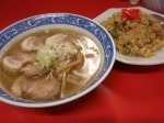 「チャーハンセット（肉そば）」@来味の写真