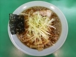 「ねぎラーメン（麺固め）」@マルキラーメンの写真