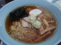 「船津座特製中華そばライスセット」@船津座 狸庵の写真