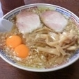 生卵入りラーメン