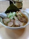「チャーシューメン+大盛」@手打ラーメン 長八の写真
